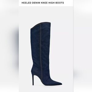 Zara Denim Boots